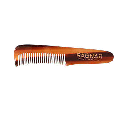 PEINE CONCHA MANGO LARGO 11 CM.BARBA - BIGOTE